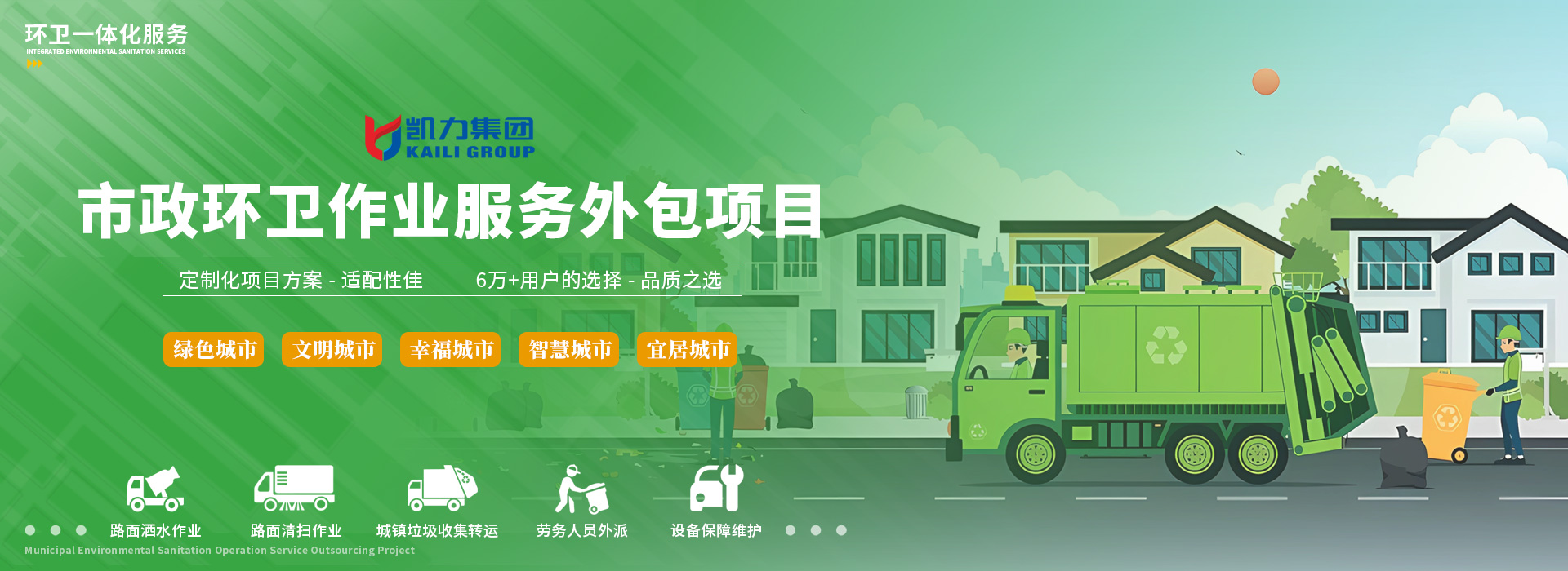 市政環(huán)衛(wèi)作業(yè)服務(wù)外包項(xiàng)目